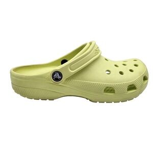 Crocs Classic Clog Lime Yellow Unisex M6 W8 Slip On Comfort